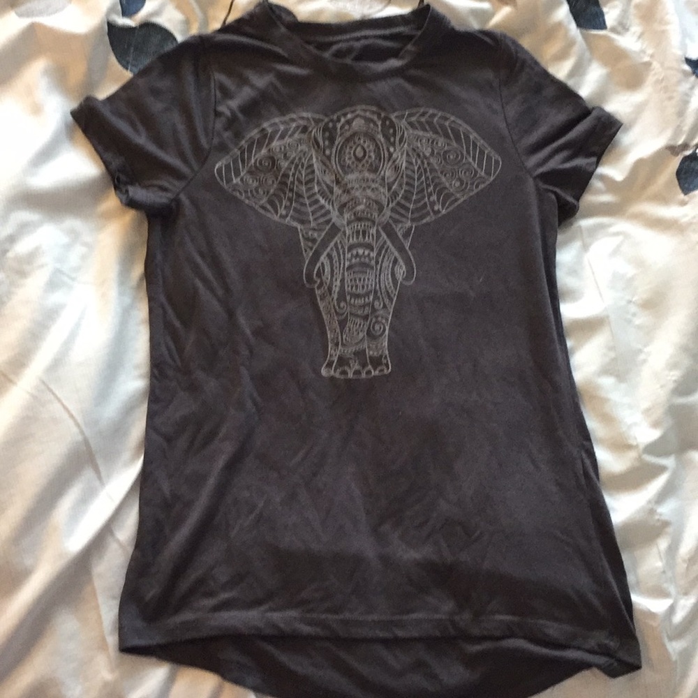 Women’s Small LOL Vintage Grey Elephant T-Shirt